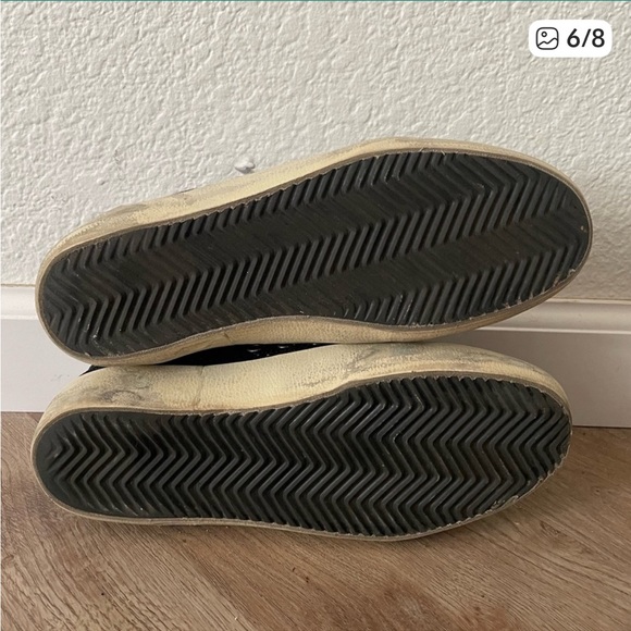 Golden Goose Midstar Sneakers - Black and Cream - Picture 3 of 8